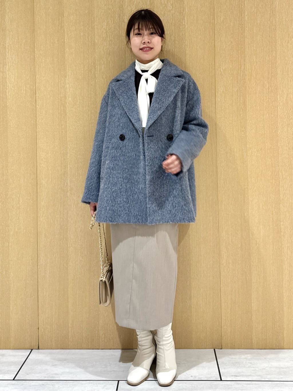 nanaさんの「UNTITLED｜◆【セレモニー/華やか】2WAYボウタイブラウス」を使ったコーディネート