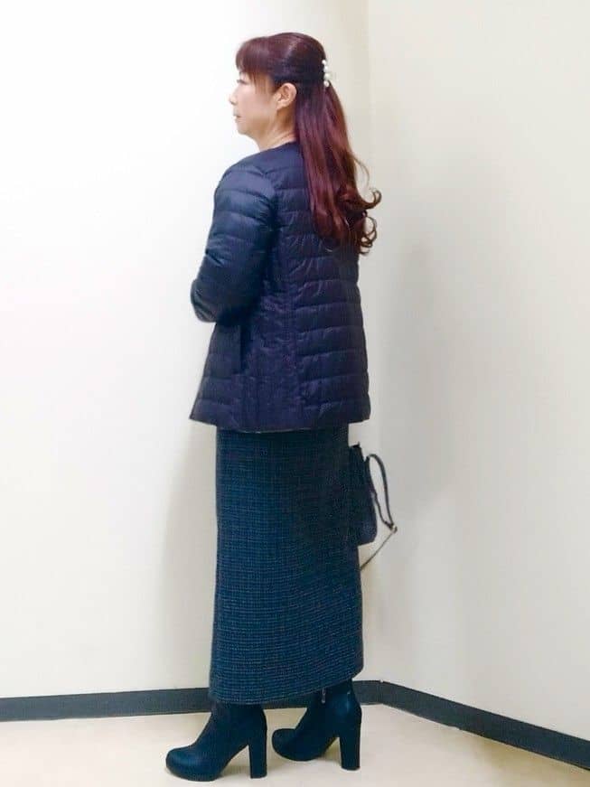 花さんの「Reflect｜【リバーシブルで着られる◎】ダイヤ柄キルトジャケット」を使ったコーディネート