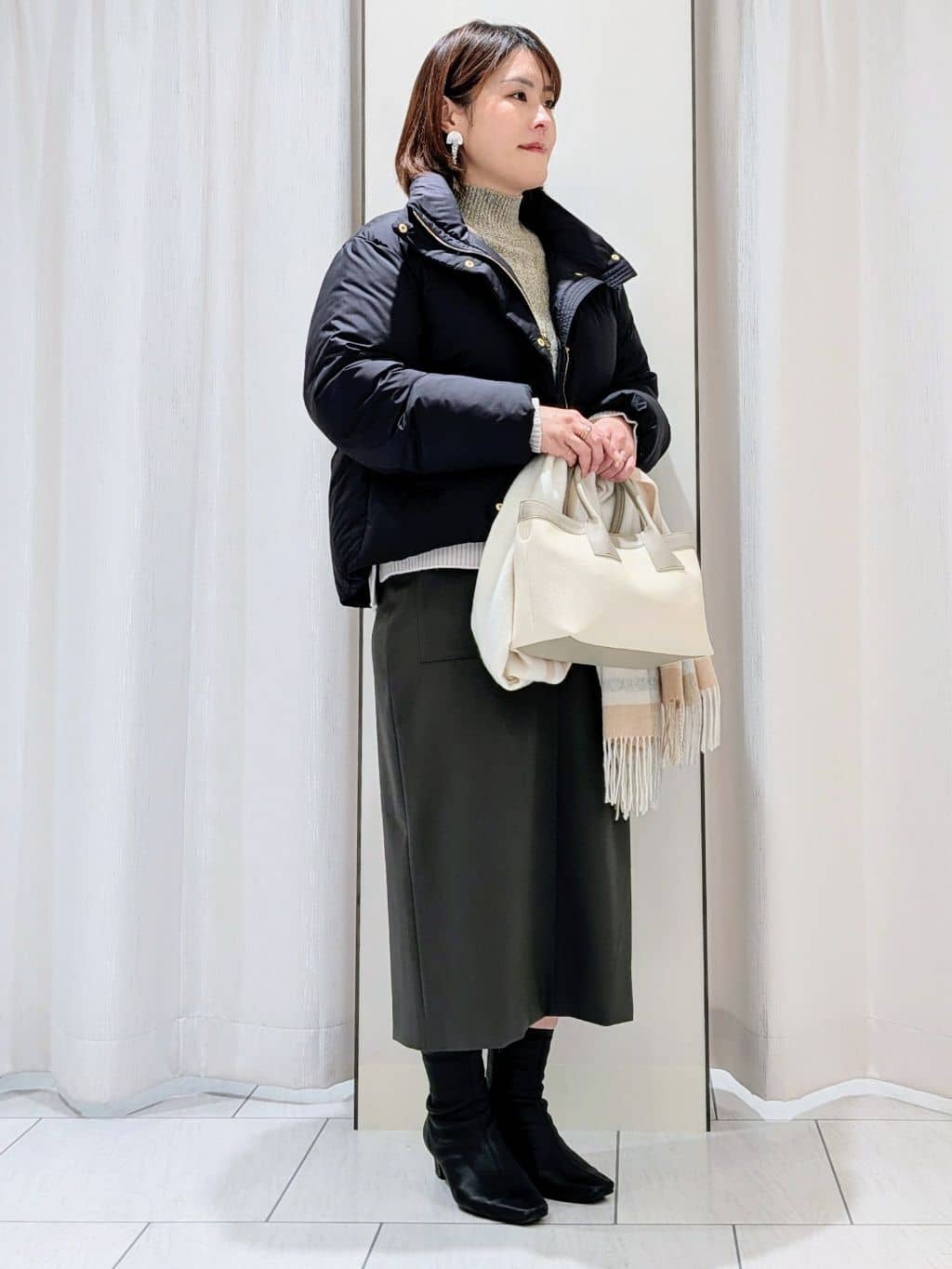 Onumaさんの「UNTITLED｜【トレンド/撥水機能/防寒】ショートダウンコート」を使ったコーディネート