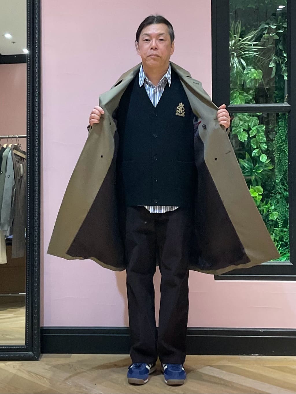 Nagaseさんの「DRESSTERIOR｜ウールギャバジン アルスターコート」を使ったコーディネート