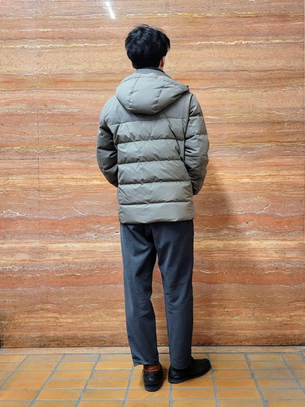 piroyaさんの「TAKEO KIKUCHI｜カラーコンビ ダウンブルゾン」を使ったコーディネート