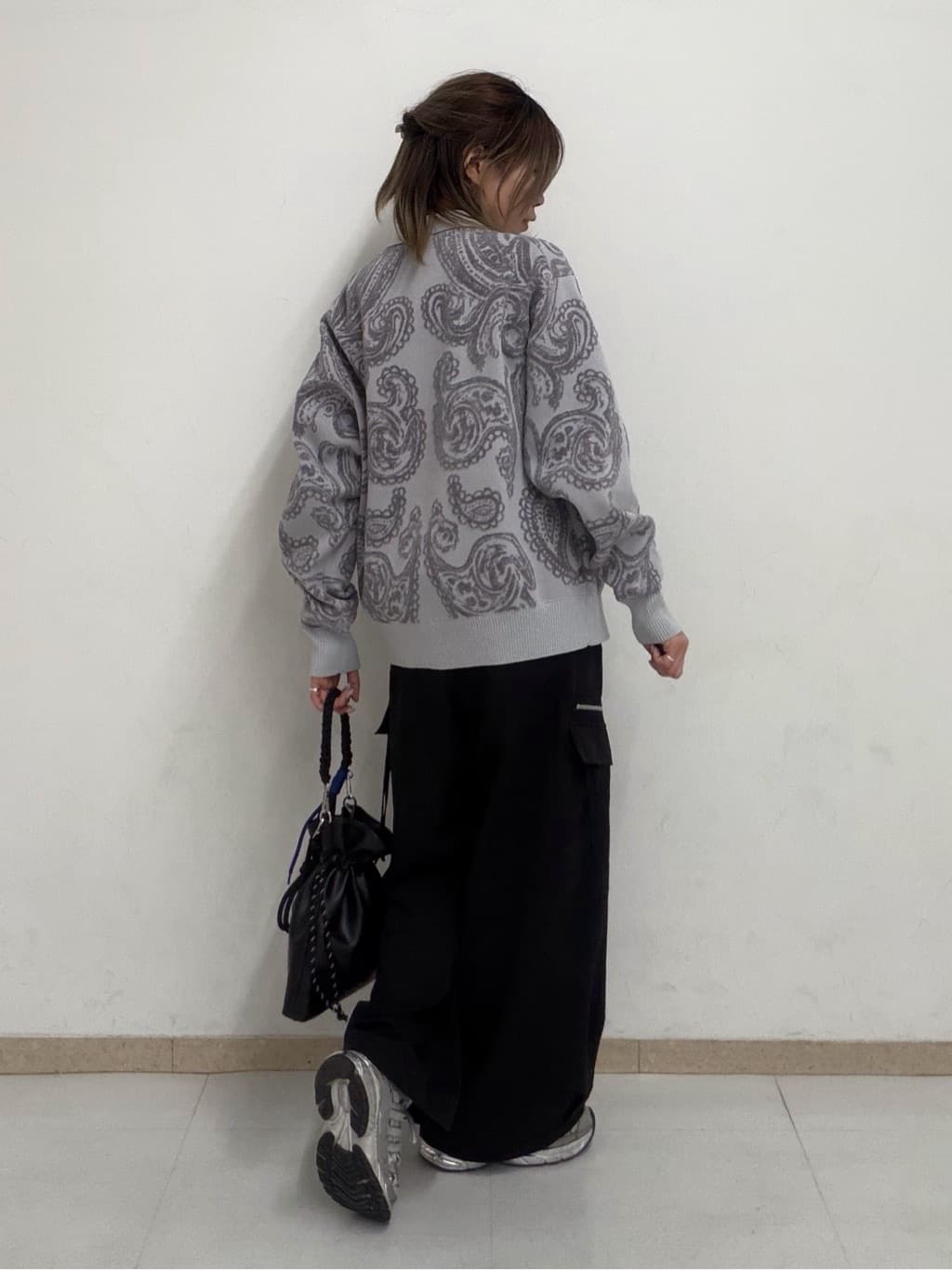 nori さんの「tk.TAKEO KIKUCHI｜【洗える】ペイズリージップカーディガン」を使ったコーディネート