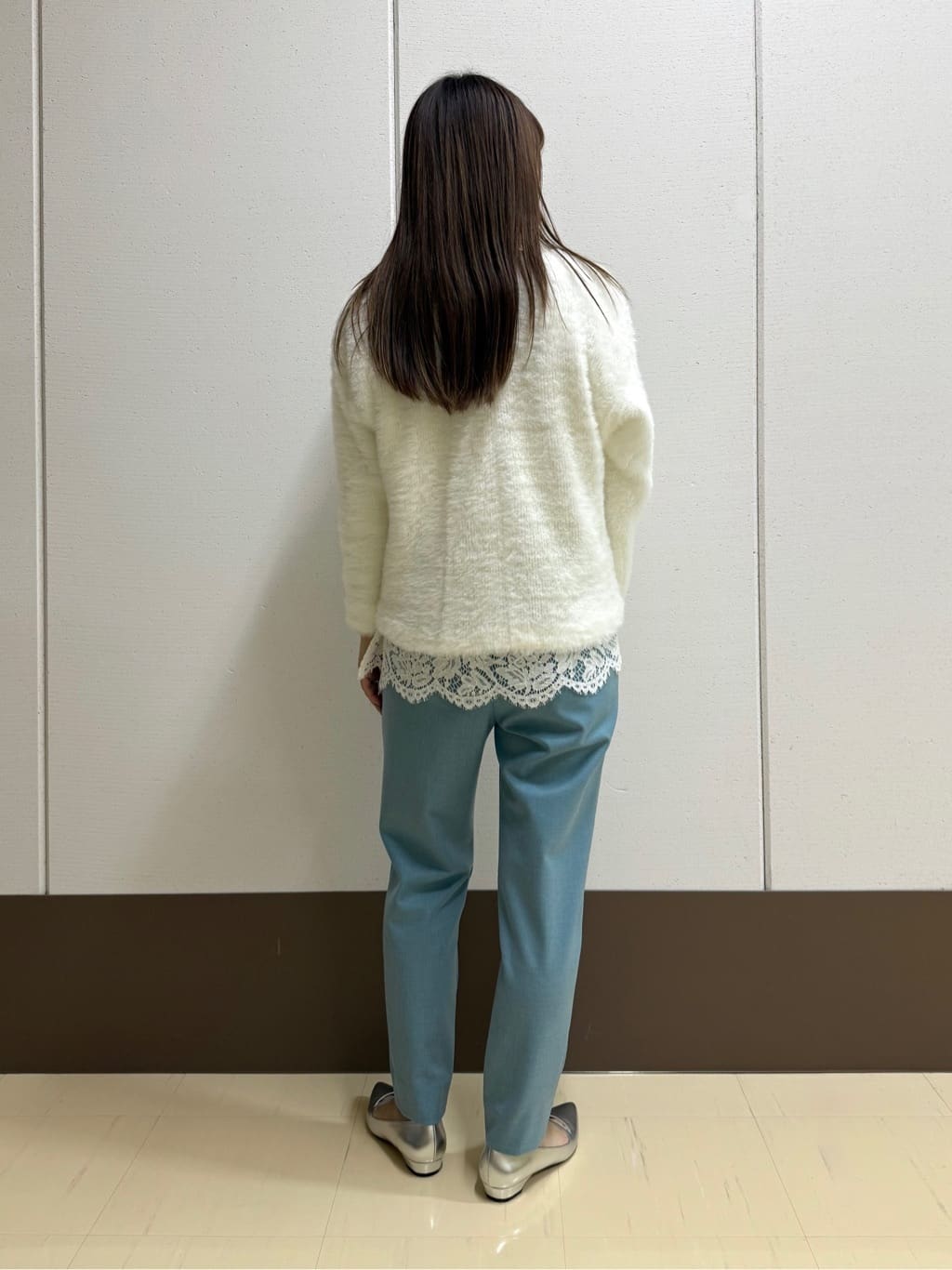 mamiさんの「INDIVI｜【洗える】エアリーシャギートップス」を使ったコーディネート