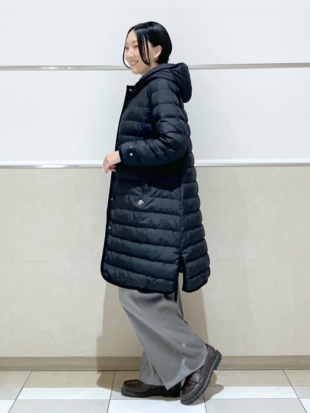 eriko さんの「Dessin｜【撥水・2WAY】ミュラーダウンコートロング丈」を使ったコーディネート