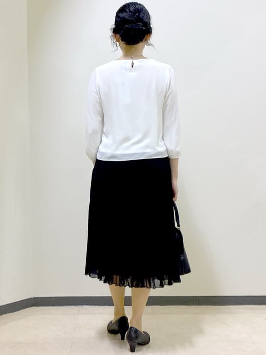  beni_gingerさんの「Reflect｜【SS-4Lサイズ】ピンタック&times;スカラレースブラウス」を使ったコーディネート