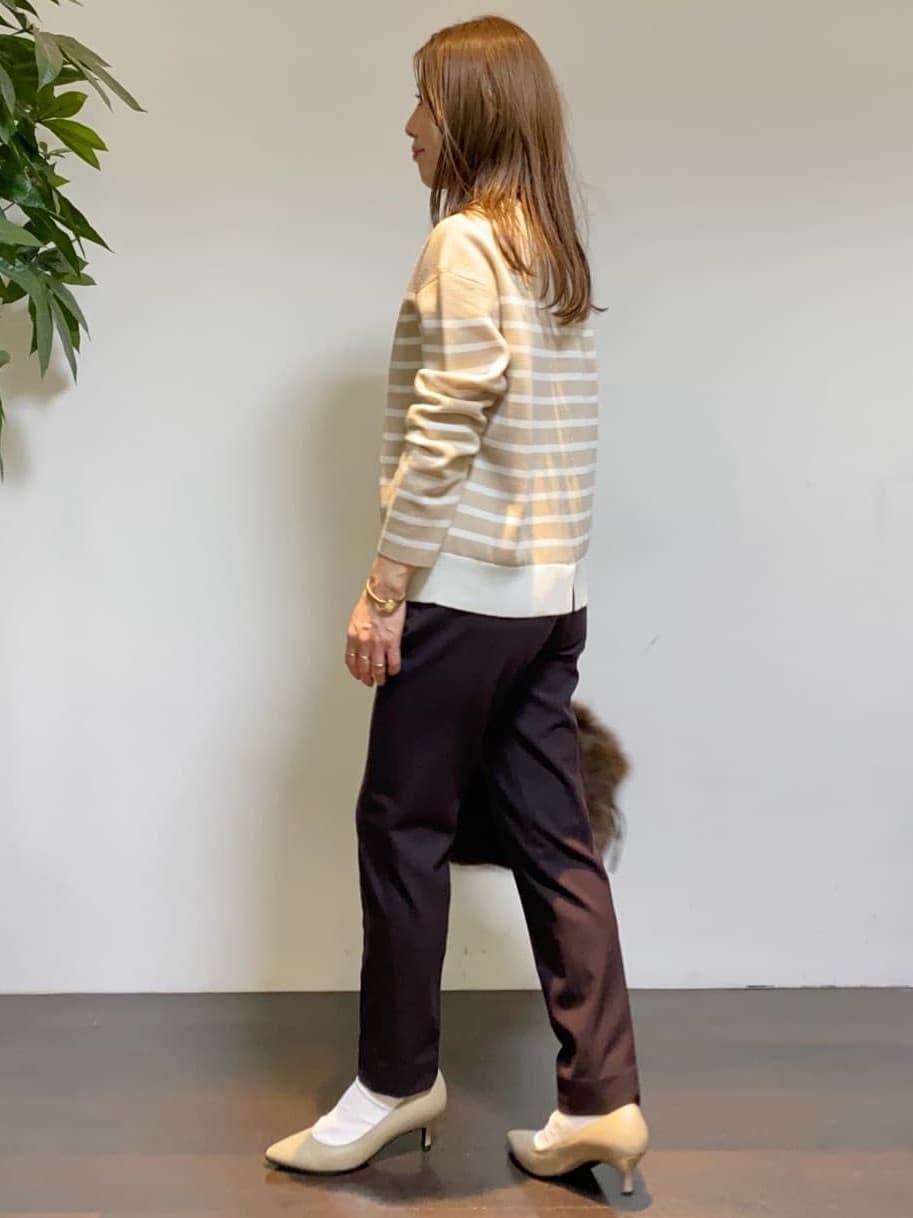 tomoさんの「UNTITLED｜【洗える】モックネックミラノリブニット」を使ったコーディネート