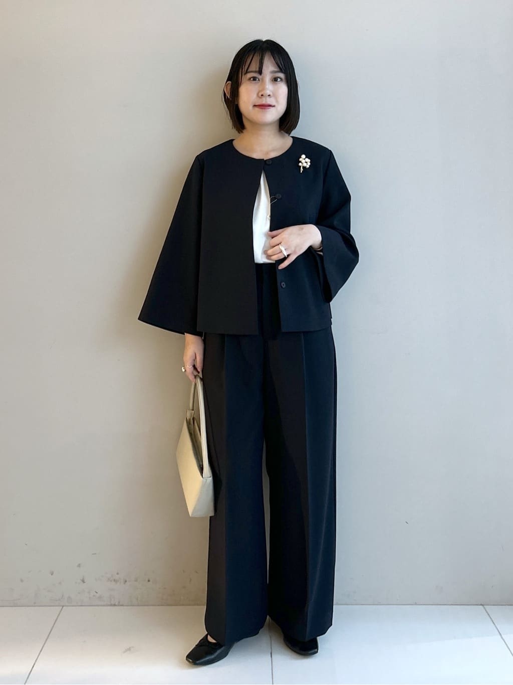 Hirokaさんの「Dessin｜【洗える】ジョーゼットブラウス」を使ったコーディネート