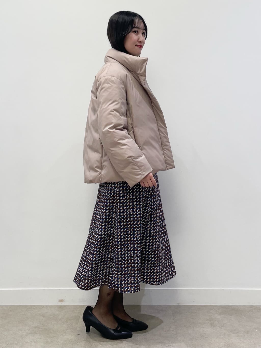 yukariさんの「Reflect｜【すっきりシルエット】ショート丈ダウンコート」を使ったコーディネート