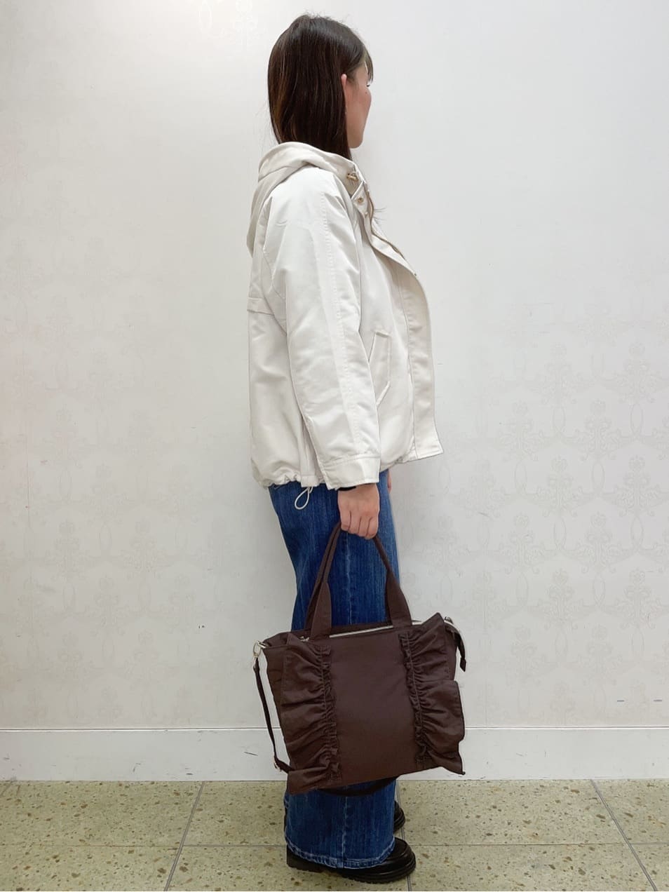 satoさんの「grove｜【名品アウター/3WAY・はっ水】ボアライナー付マウンテンパーカ」を使ったコーディネート