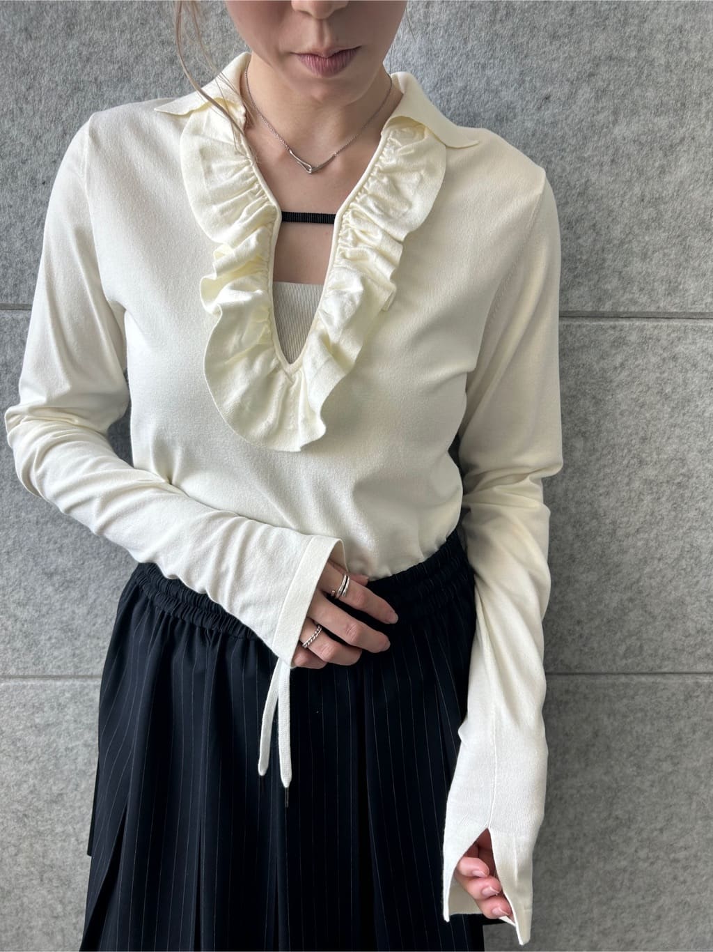 honoka Aさんの「CODE A｜tailored mood mini skirt」を使ったコーディネート