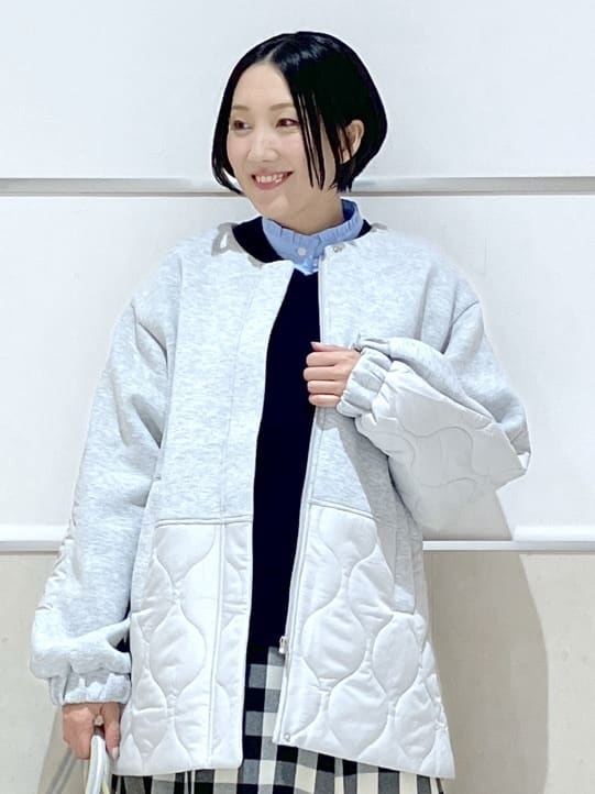 eriko さんの「Dessin｜ウールカシミヤVネック」を使ったコーディネート