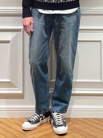 橋本さんの「DRESSTERIOR｜オックスフォード ラウンドカラーシャツ」を使ったコーディネート