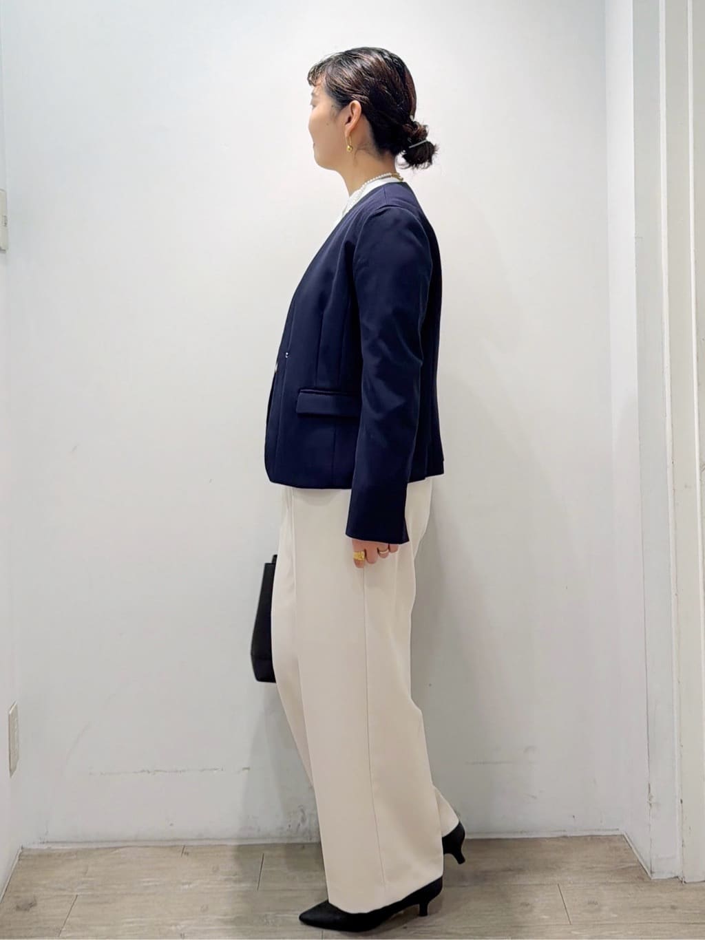 sumicaさんの「OPAQUE.CLIP｜《通勤対応》タックブラウス【洗濯機OK】」を使ったコーディネート