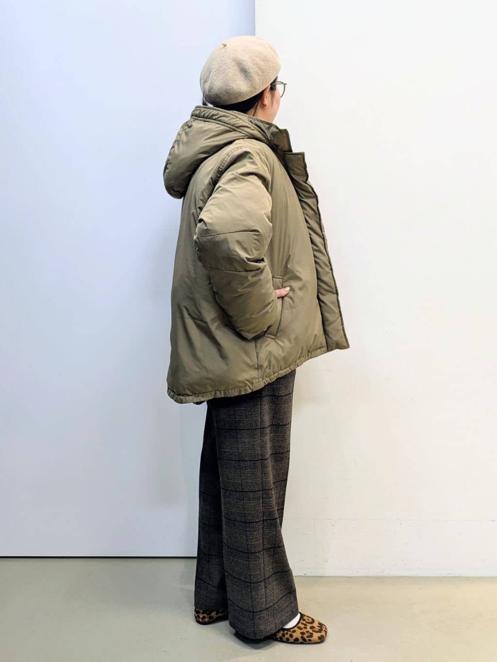 kotoさんの「THE SHOP TK｜【ぎゅっとされているような暖かさ】撥水中綿ブルゾン」を使ったコーディネート