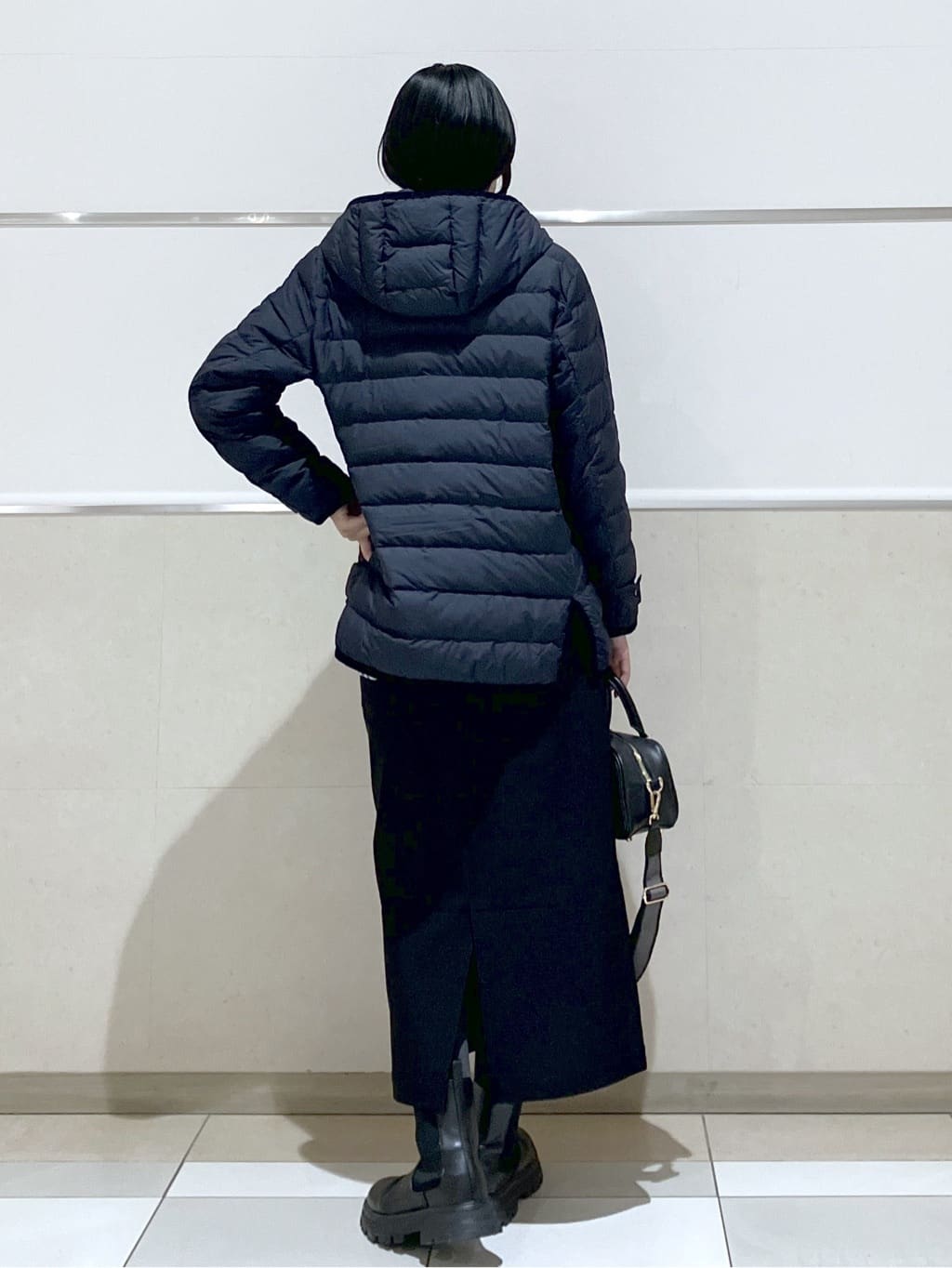 eriko さんの「Dessin｜【洗える】リブタートルネックニット」を使ったコーディネート