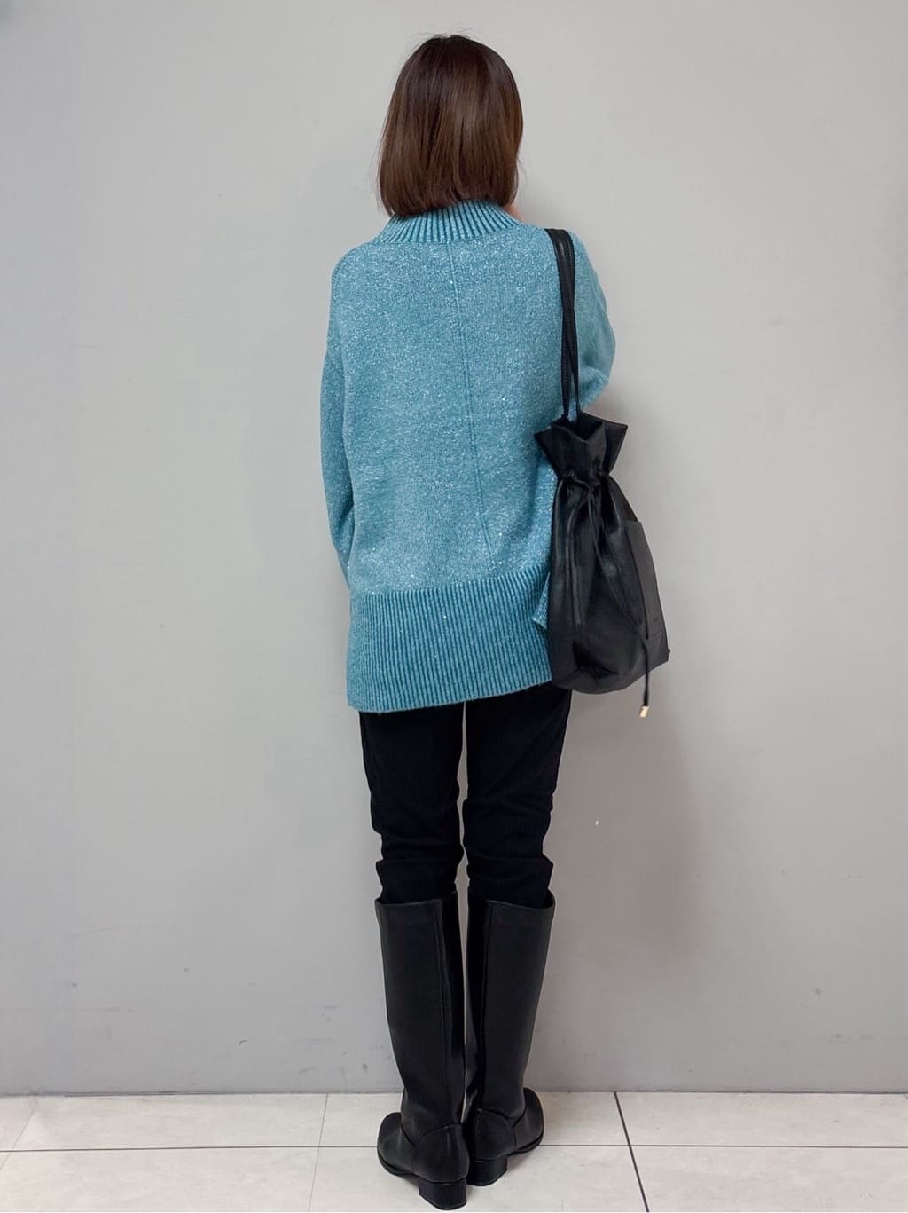 yさんの「OPAQUE.CLIP｜裏起毛ハイストレッチイージーテーパードパンツ【洗濯機OK】」を使ったコーディネート