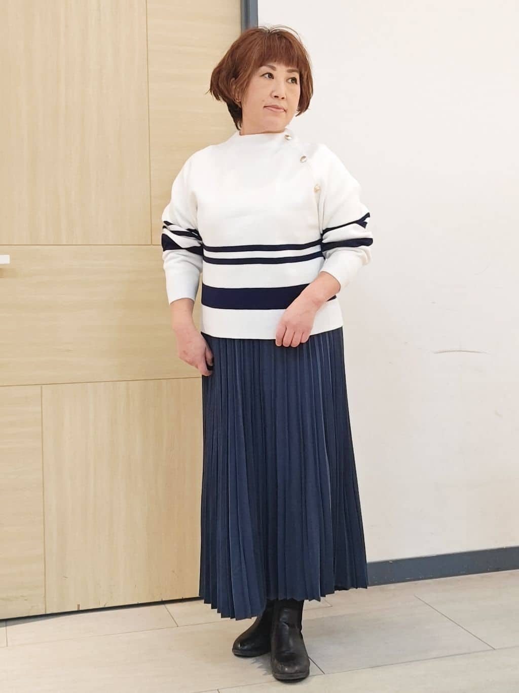 むぅポンさんの「grove｜【名品アウター/800FP・多機能】つつまれダウンロング」を使ったコーディネート
