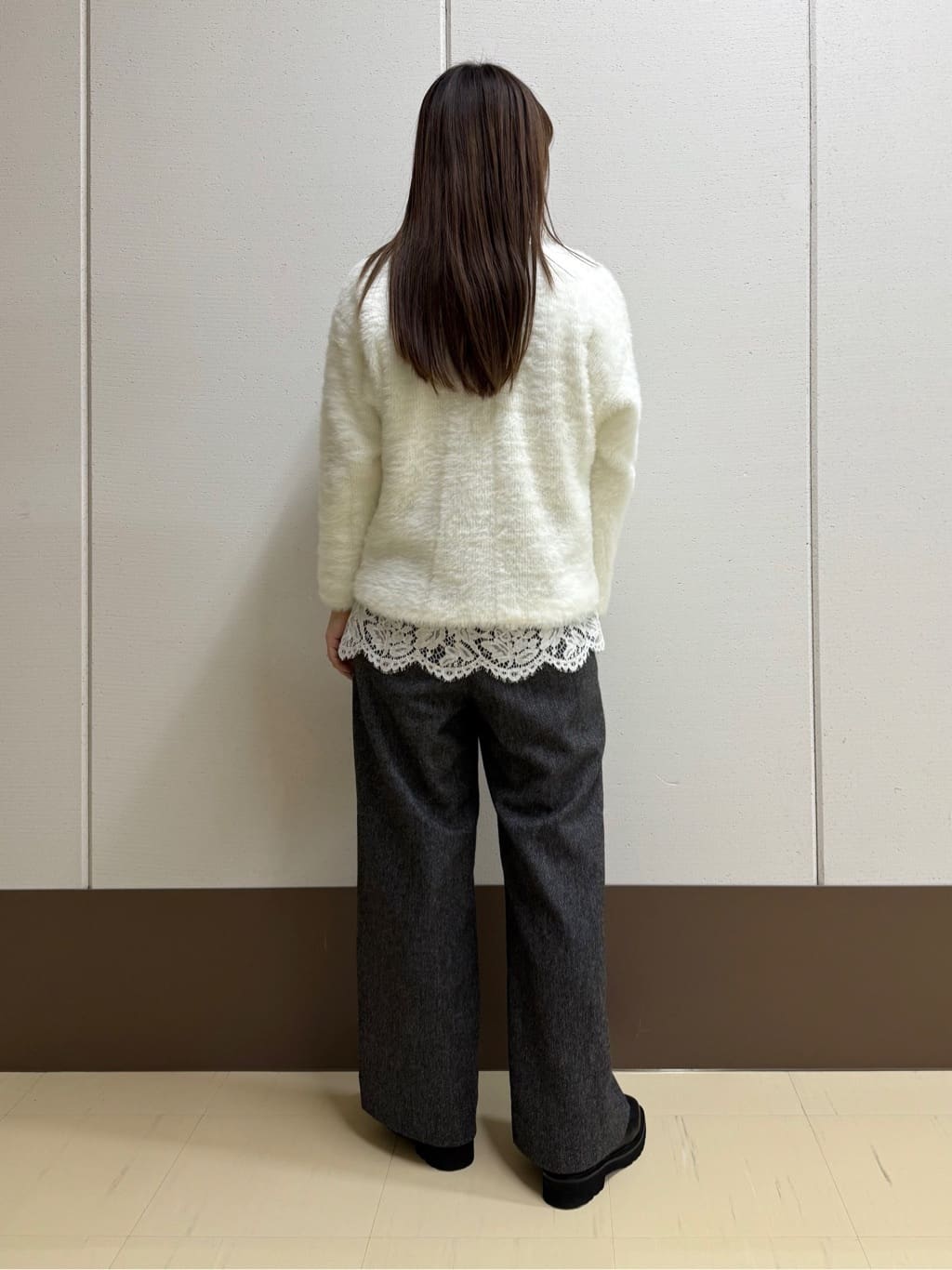 mamiさんの「INDIVI｜【洗える】エアリーシャギートップス」を使ったコーディネート