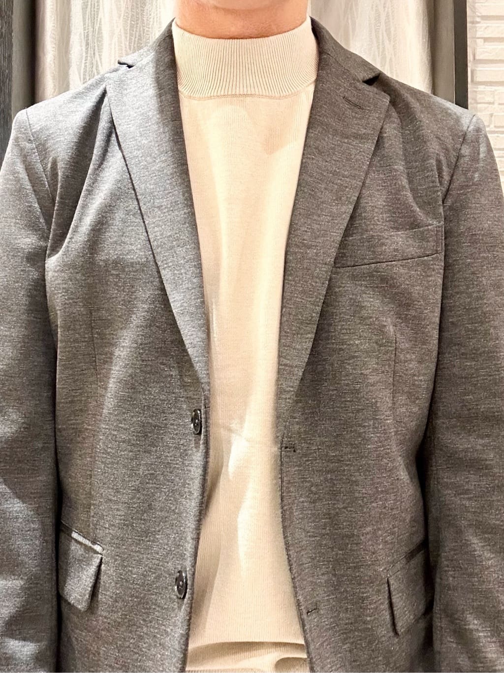 KENJI Iさんの「THE SHOP TK｜【動きやすい、快適ビジネスジャケット】TRジャージ ジャケット　セットアップ可/洗濯機OK/ストレッ」を使ったコーディネート