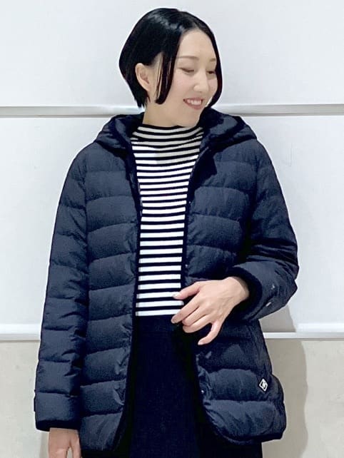 eriko さんの「Dessin｜【洗える】リブタートルネックニット」を使ったコーディネート