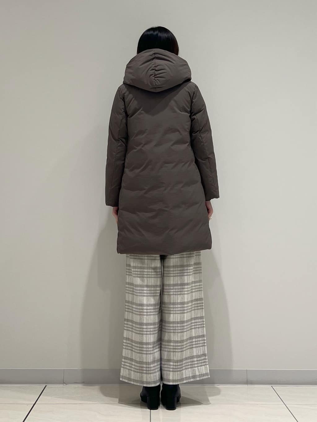 T.Kさんの「INDIVI｜【洗える／カシミヤ混】ボトルネック ドルマンスリーブニット」を使ったコーディネート