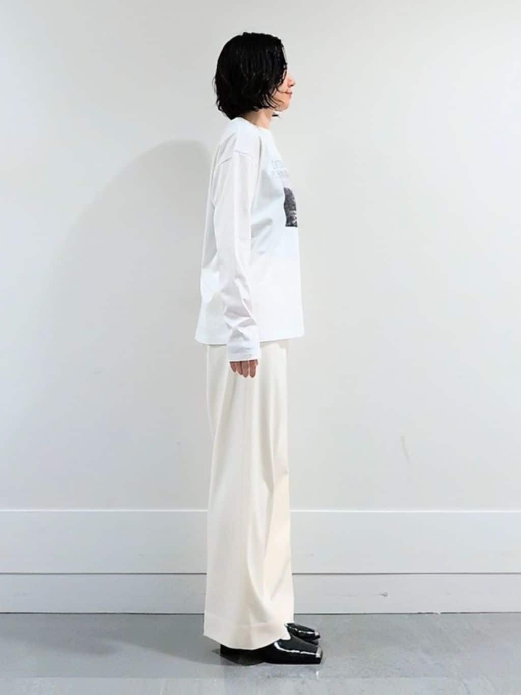 ミズタさんの「UNTITLED｜【ゆったり】アルパカ混シャギー カーディガン」を使ったコーディネート