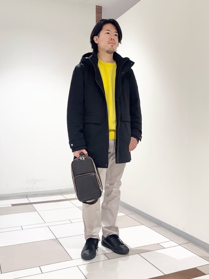 及川さんの「TAKEO KIKUCHI｜【None Of Stress】ストレッチ ダウンブルゾン」を使ったコーディネート