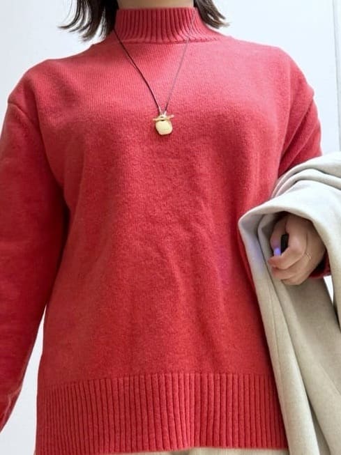 Rikoさんの「INDIVI｜【カシミヤ混】ミドルゲージ ハイネックニット」を使ったコーディネート