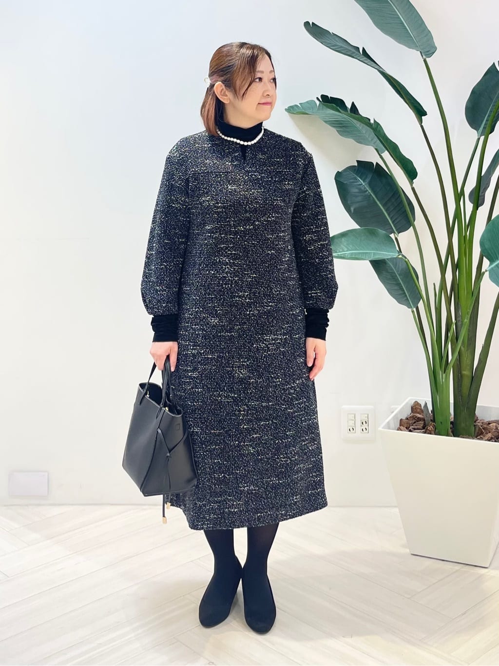 Tomoさんの「UNTITLED｜【軽量／ウール混】ライトフォルム ロングコート」を使ったコーディネート