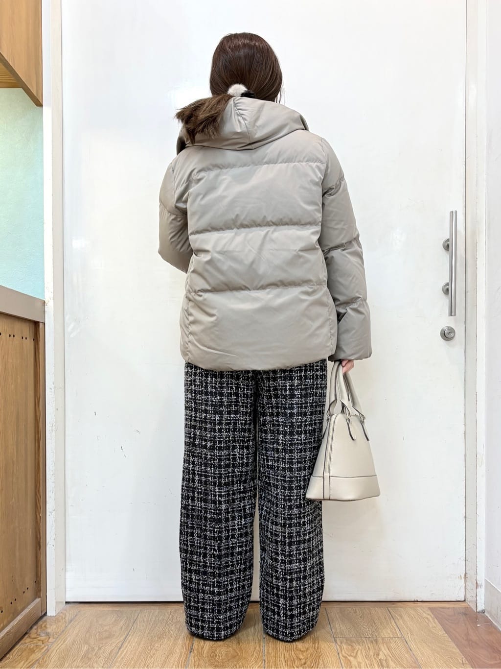 だいわさんの「SHOO･LA･RUE｜【絶妙なゆるピタ/洗濯機可】ちくちくしにくい リブハイネックやわらかニット」を使ったコーディネート