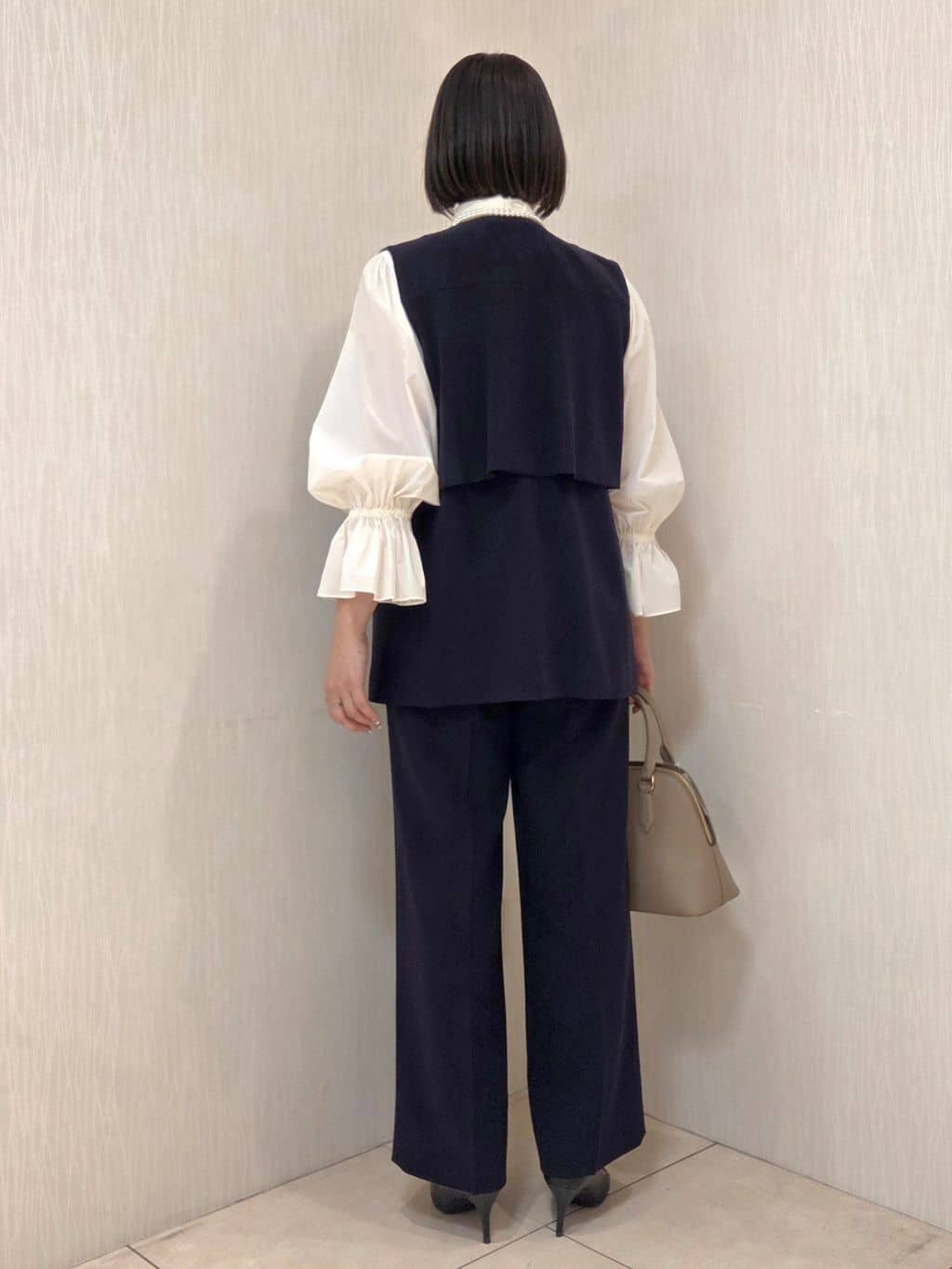 naokoさんの「UNTITLED｜◆【通年活躍/洗えるスーツ】テーラードジャケット」を使ったコーディネート