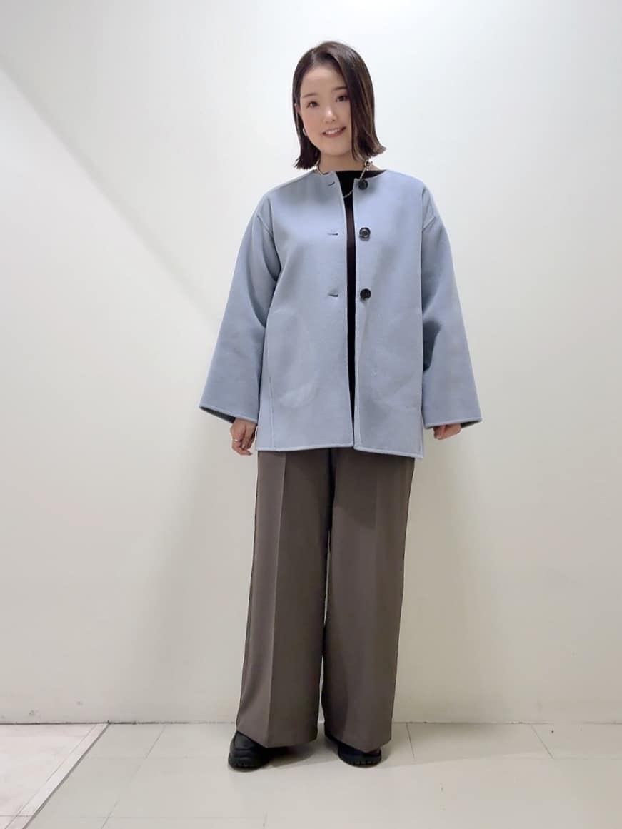 YUIさんの「UNTITLED｜【ミディ丈/軽やか】セミラグランリバー コート」を使ったコーディネート