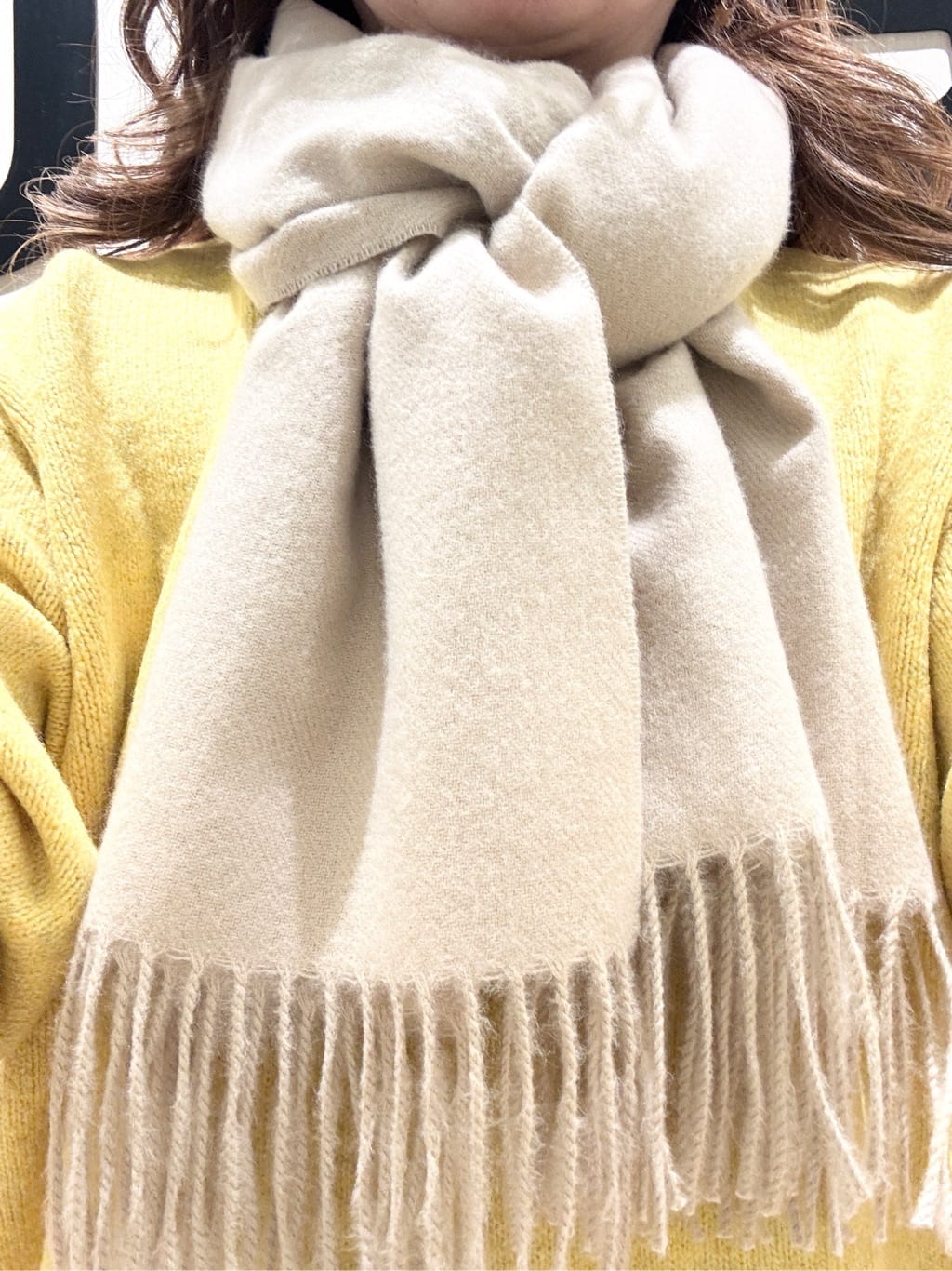 Y O k Oさんの「SHOO･LA･RUE｜【あったか/S-LL】脚のラインをきれいに魅せる チェック柄ワイドパンツ」を使ったコーディネート