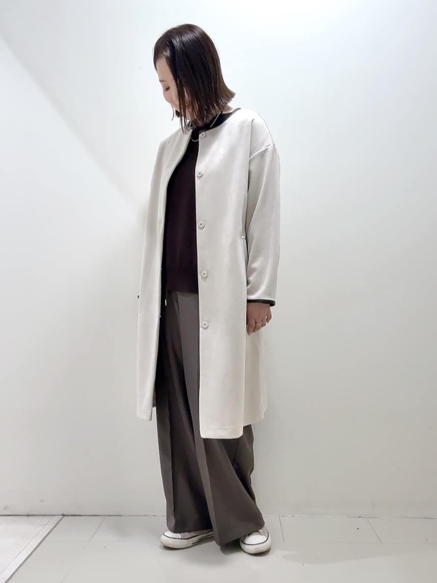 YUIさんの「UNTITLED｜【8色展開/体型カバー】魅せるタイムレスニット」を使ったコーディネート