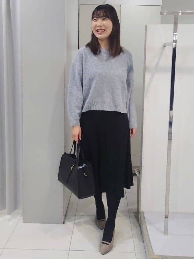AZUSAさんの「Reflect｜【通勤】スエードライクフレアスカート」を使ったコーディネート