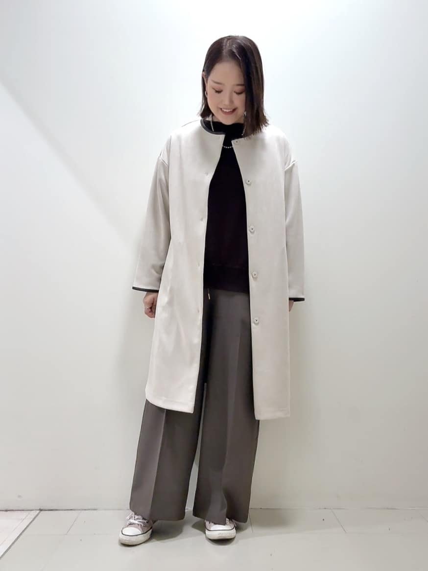 YUIさんの「UNTITLED｜【8色展開/体型カバー】魅せるタイムレスニット」を使ったコーディネート