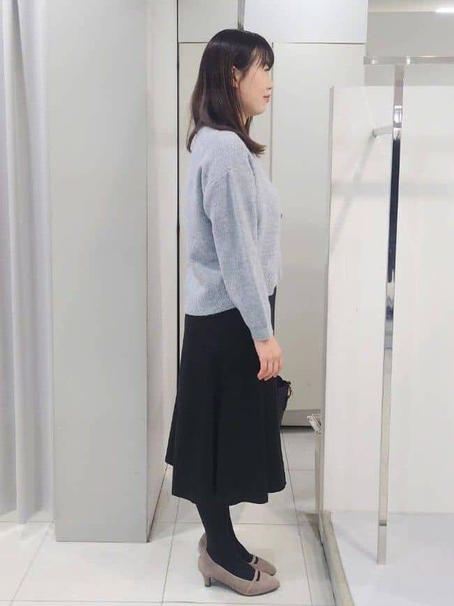 AZUSAさんの「Reflect｜【通勤】スエードライクフレアスカート」を使ったコーディネート