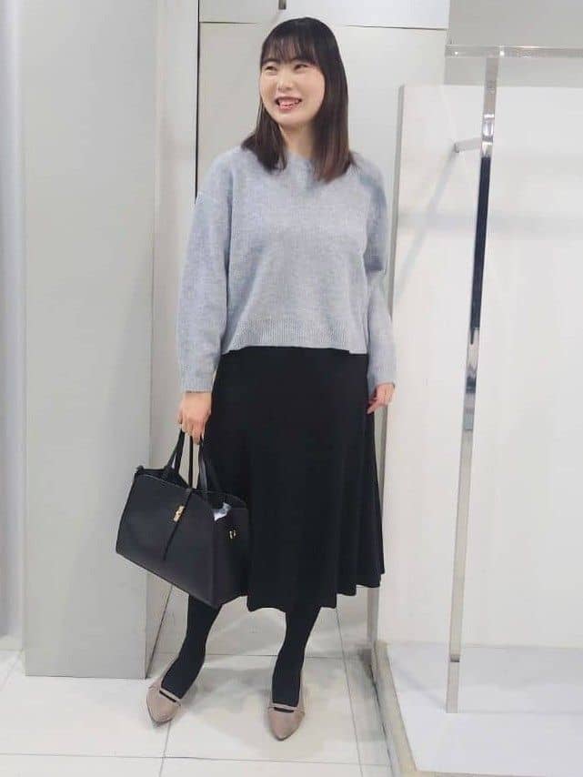AZUSAさんの「Reflect｜【通勤】スエードライクフレアスカート」を使ったコーディネート