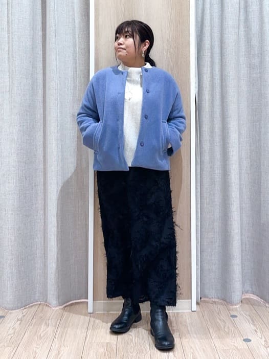 naoさんの「grove｜【ウール混】軽やかに羽織れるショートコート」を使ったコーディネート