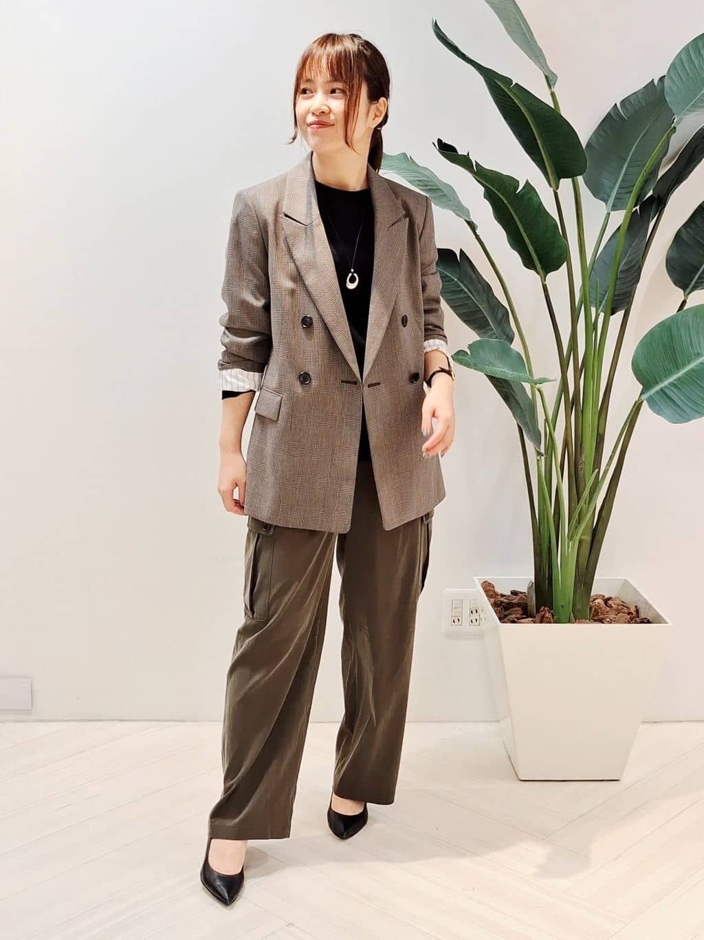 YuKaRiさんの「UNTITLED｜【8色展開/体型カバー】魅せるタイムレスニット」を使ったコーディネート