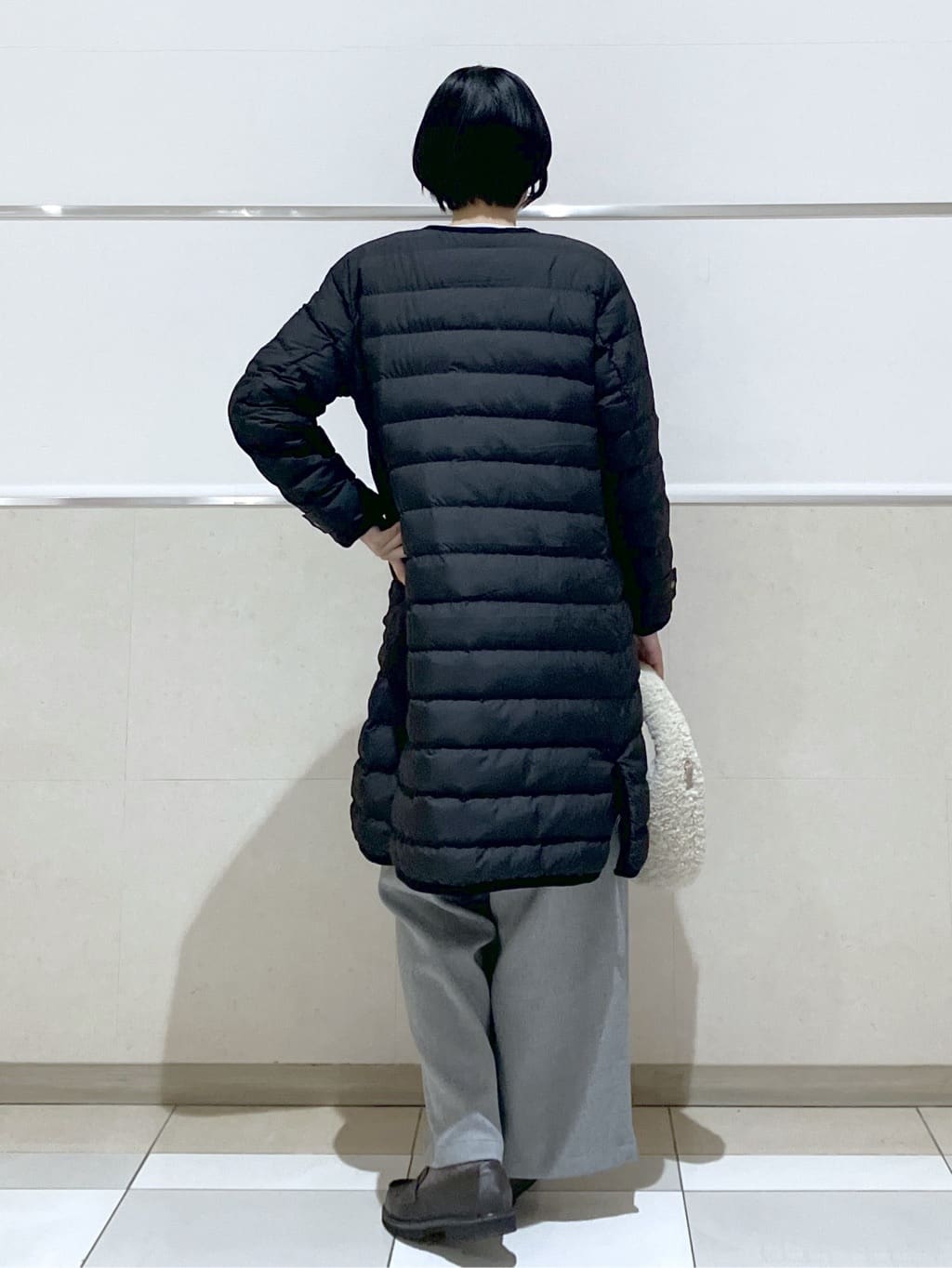 eriko さんの「Dessin｜【洗える】カシミヤブレンドスウェットライクニット」を使ったコーディネート
