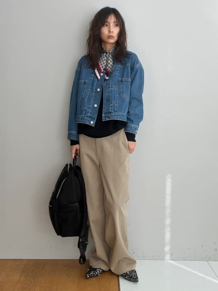 misaさんの「DRESSTERIOR｜【洗える/7色展開】ウォッシャブルコットンカシミヤニット」を使ったコーディネート