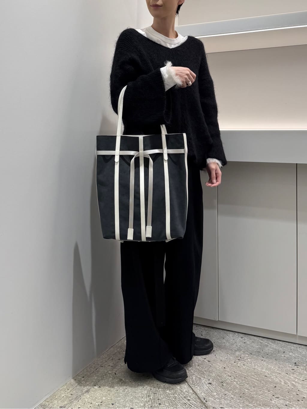 Kさんの「HIROKO HAYASHI｜PANIER CAMOSCIO（パニエ カモッショ）トートバッグ」を使ったコーディネート