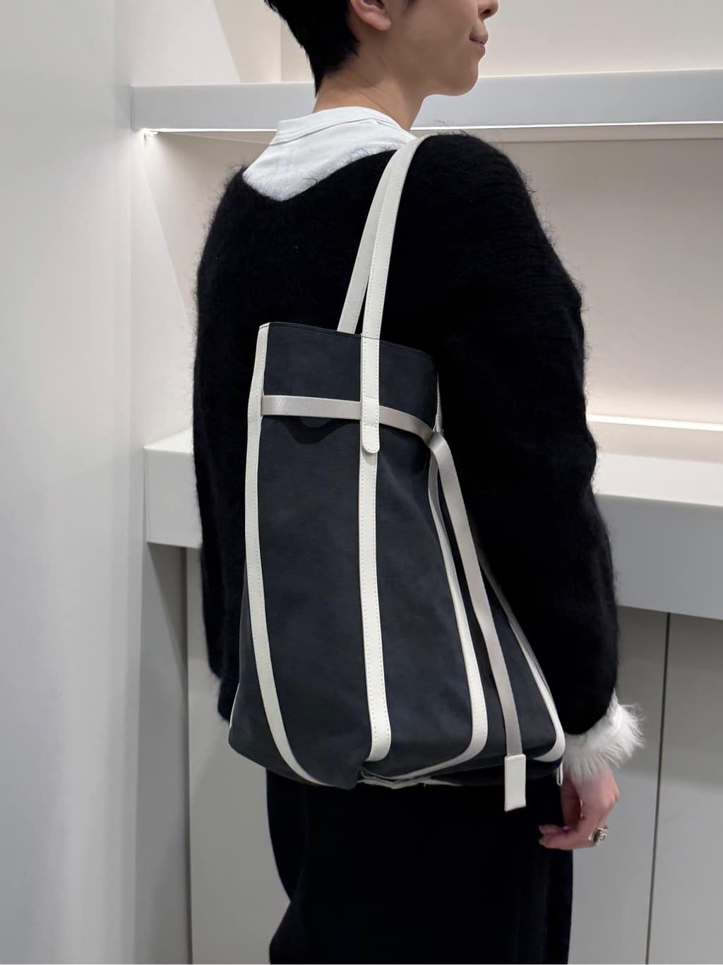 Kさんの「HIROKO HAYASHI｜PANIER CAMOSCIO（パニエ カモッショ）トートバッグ」を使ったコーディネート