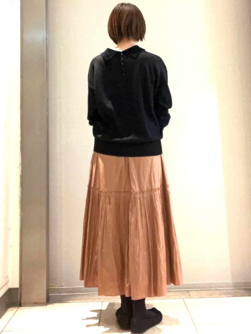 TOMOMIさんの「Reflect｜【着映え◎】衿つきニットトップス」を使ったコーディネート