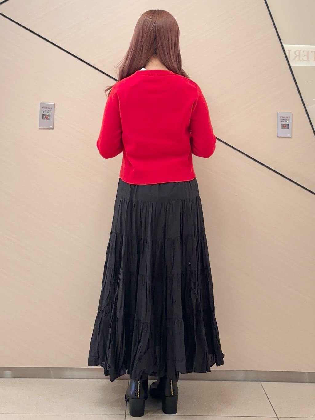 Rinaさんの「DRESSTERIOR｜◆ショートブーツ」を使ったコーディネート