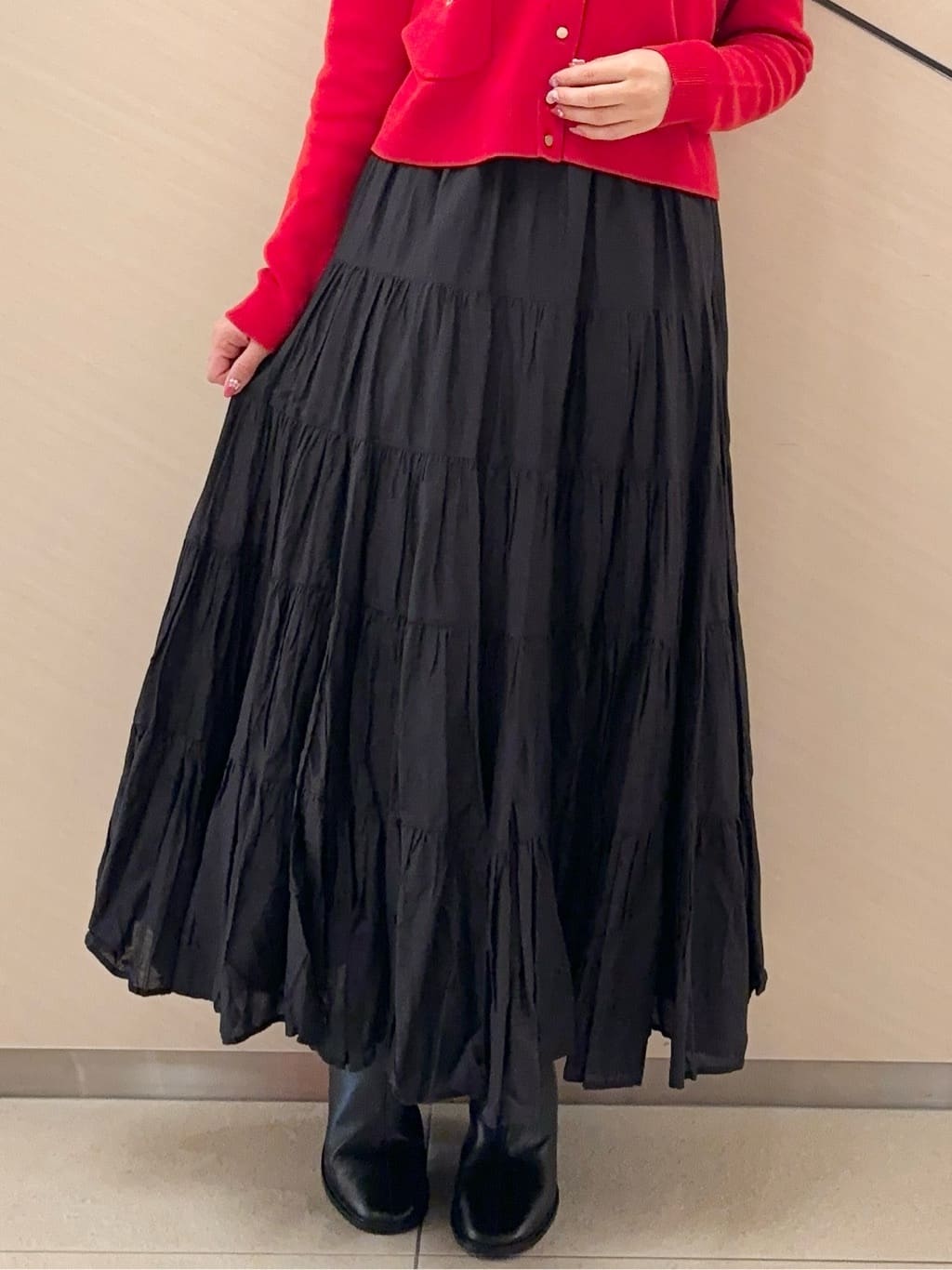 Rinaさんの「DRESSTERIOR｜◆ショートブーツ」を使ったコーディネート