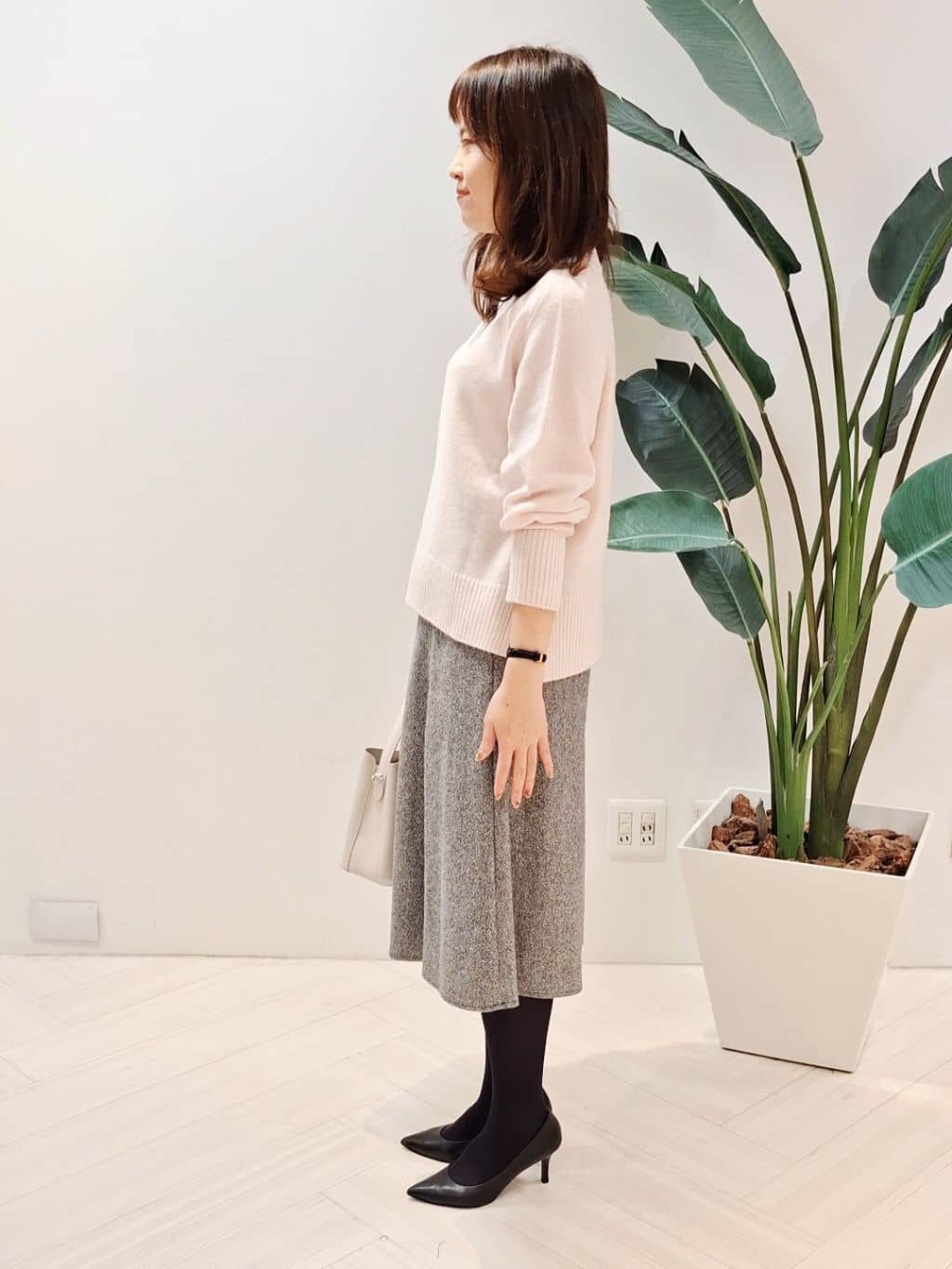 YuKaRiさんの「UNTITLED｜【8色展開/洗える】ウールカシミヤ ハイネックニット」を使ったコーディネート