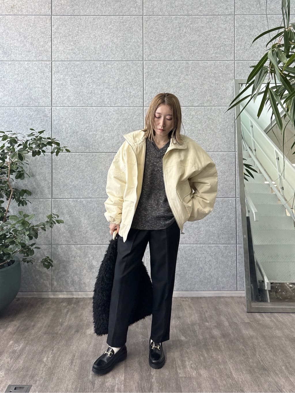 kotakiさんの「INDIVI｜【再入荷】ビッグポケット中綿フォルムコート」を使ったコーディネート