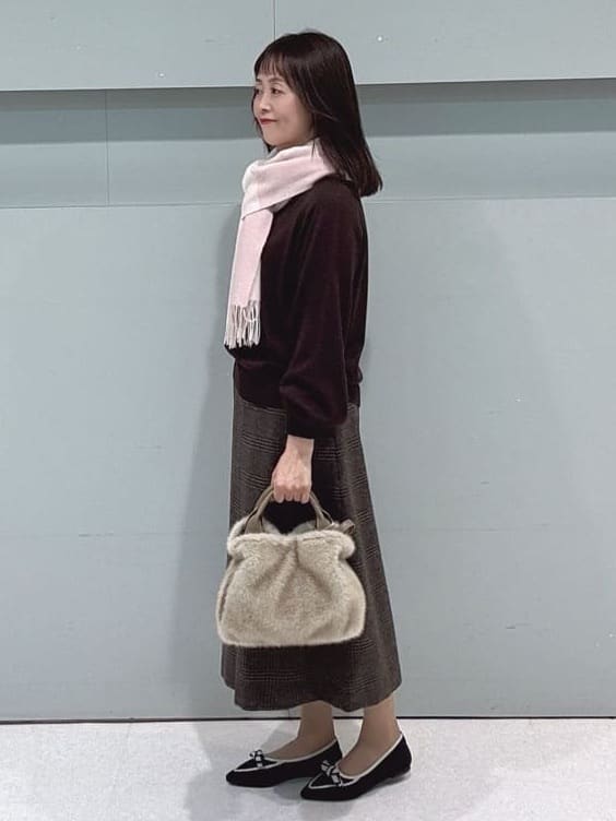 makiさんの「UNTITLED｜【着回しが効く／オンオフアウター】ウールショートコート」を使ったコーディネート